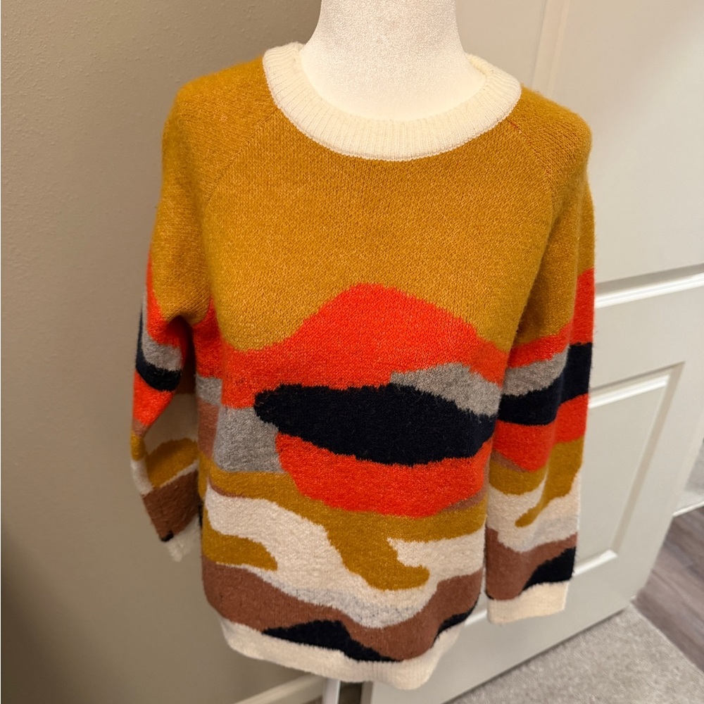 THML Warm Horizon Sweater, Abstract, XS